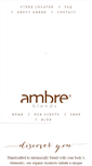 Mobile Screenshot of ambreblends.com